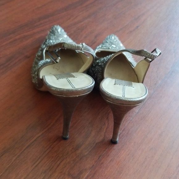 Badgley Mischka beaded high heels - Picture 3 of 8